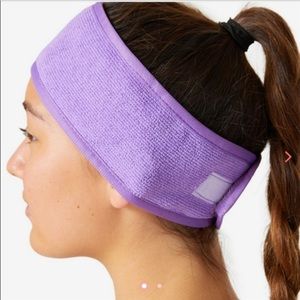 Spa headband purple
